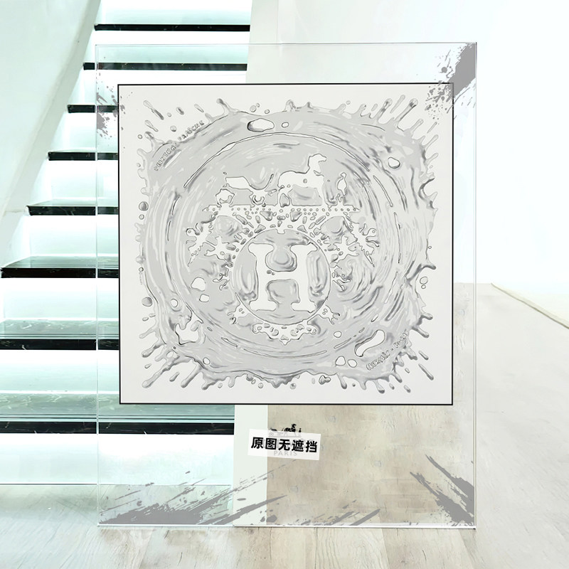 客厅轻奢大牌丝巾装裱挂画走廊高档亚克力框壁画玄关服装店装饰画,家居饰品,现代装饰画,淘宝优惠券,粉丝福利购,淘宝优惠卷