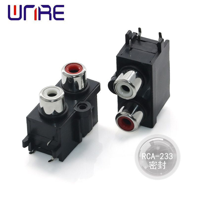 RCA-233密封信号音响插座插头