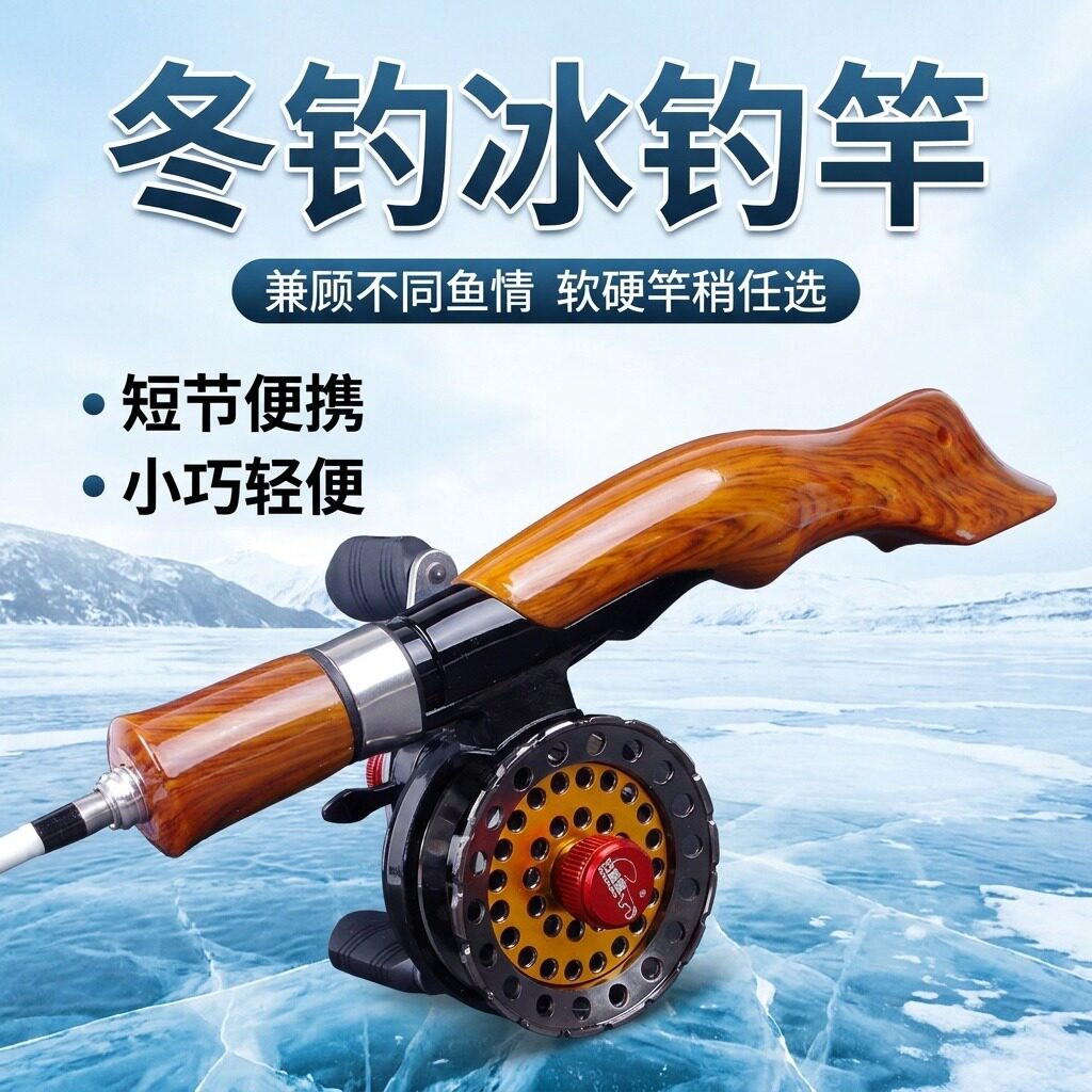 2026新款冰钓竿冬钓鱼装备专用高端全套新型鱼竿杆手把便携杆筏竿