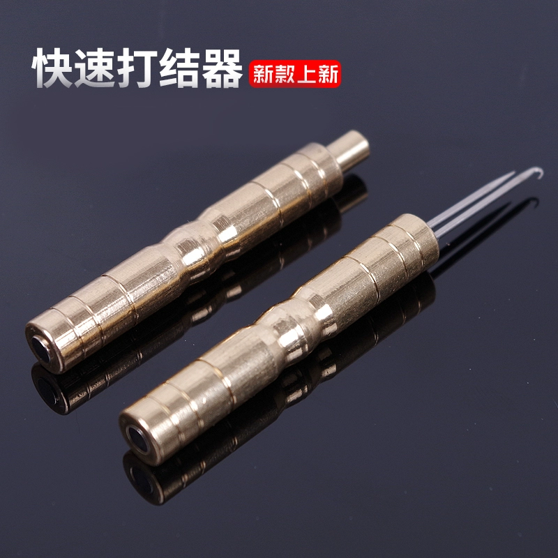 Sub -Line Knoter Double -Headed Brending Brending Игла из нержавеющей стали рыбацкая рыбака Line Line Tie Buck Bundle Sub -Line Secting Beedle