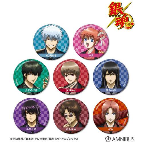 【bilibili】银魂 单面花纹和装ver. 盲盒系列 徽章&杯垫&透卡