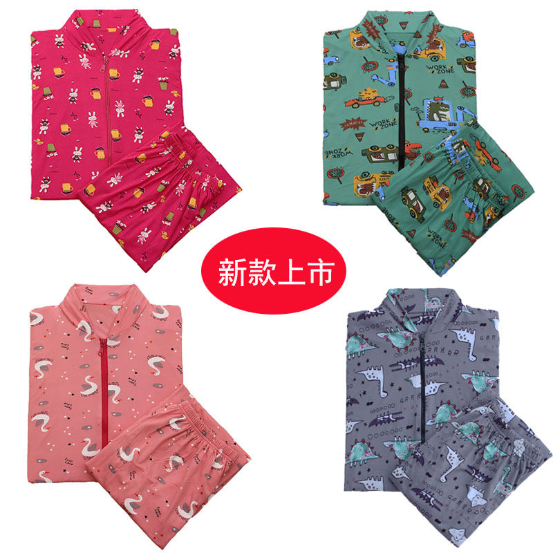 男女纯手工拉链小孩棉裤片棉袄