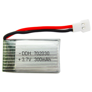 702030/300mAh毫安锂电池小白头航模玩具固定翼飞机充电电池