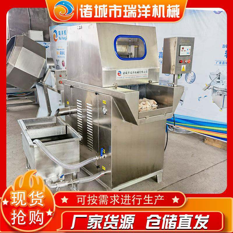 全自动牛肉盐水注射机 48针盐水注射机 不锈钢盐水注射机器