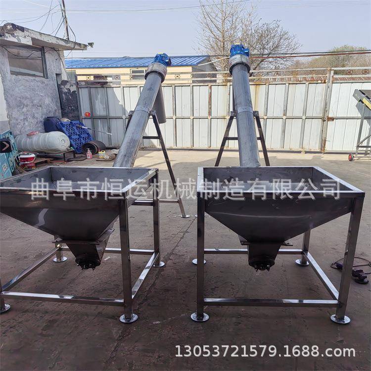 无缝圆管提升机 螺旋自动上料机 电动垂直提料机