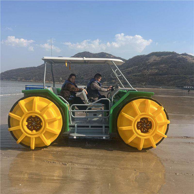 沙滩车景区游玩水上电船水陆两栖车滚塑异形加工保温桶