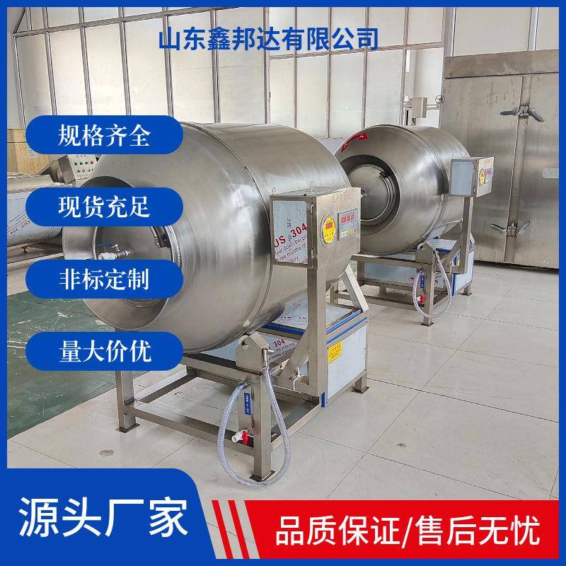 奥尔良烤鸡腌制入味机自动上料鸡肉排骨嫩化机肉制品断筋滚揉设备