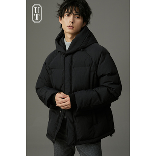 宽松设计面包服外套 韩版 软糯感加厚保暖羽绒服男短款 多口袋秋冬季