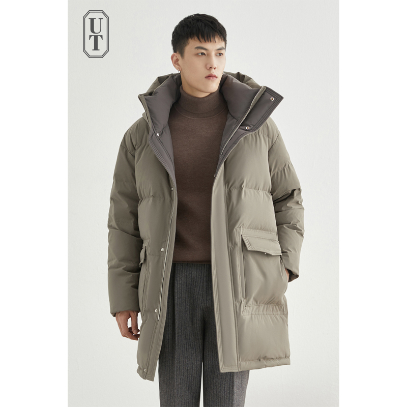 中长款休闲白鸭绒零下保暖派克服