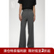 薄款 夏季 宽松西裤 透气冰丝长裤 百搭直筒垂感微喇休闲裤 子时尚 男士