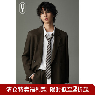 潮流休闲小西服套装 高级感黑色西装 韩版 痞帅春秋季 单西男 外套男士