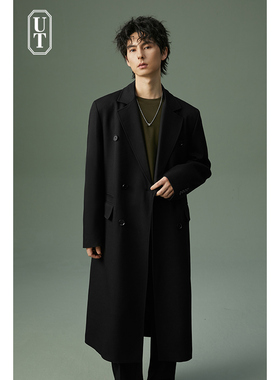 痞帅气风衣男士中长款宽松抗皱高级感2025年春季新款大衣系带外套