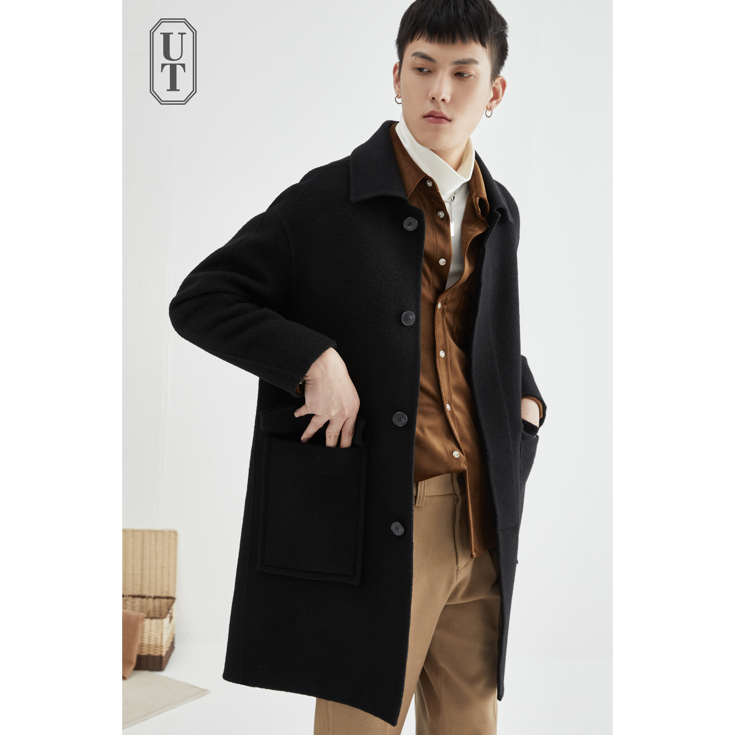 双面呢大衣中长款2022年冬季