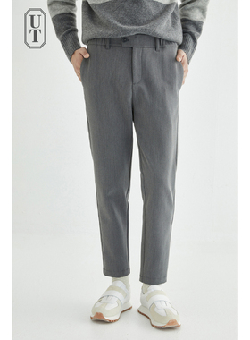 休闲裤男士加绒秋冬款加厚直筒小西装裤2025年新款宽松长裤子男