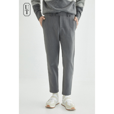 休闲裤男士加绒秋冬款加厚直筒