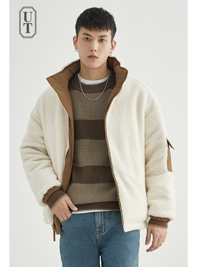 三防两面穿面包羽绒服男鸭绒短款冬季加厚休闲保暖羊羔毛男士外套