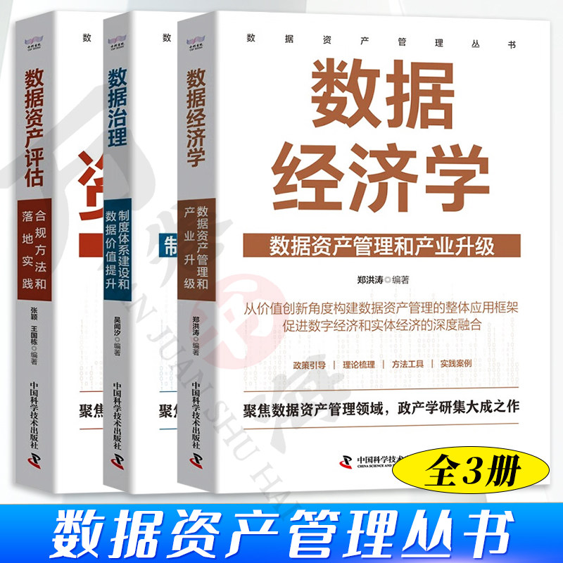 数据资产管理丛书 数据经济学 数据资产管理和产业升级 数据治理 数据资产评估 一本书讲透数据资产入表 数据资产入表100问