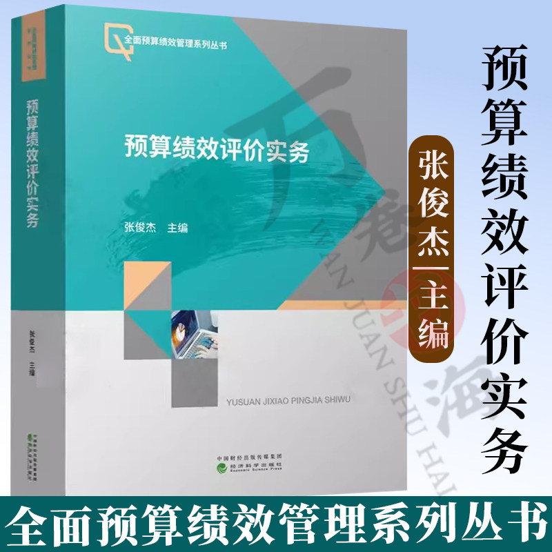 预算绩效评价实务 张俊杰 全面预算绩效管理系列丛书 预算项目支出整体支出绩效评价 经济科学出版社