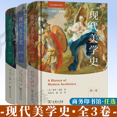 3册 现代美学史第一卷18世纪美]保罗·盖耶 著王峰 叶磊蕾+现代美学史第二卷19世纪王峰 叶磊蕾+现代美学史第三卷20世纪商务印书馆