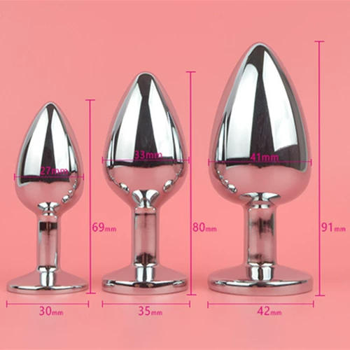 Интересный металлический задний корт расширенный анальный штекер Fox Hail Anal Plug Мужчины и женщины поставляют мастурбацию встряхнуть маленький и средний большой размер