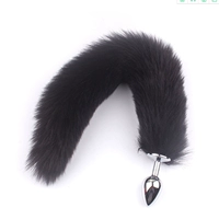 1 Анальная штепсель черного хвоста [модель специальной ценовой потери]]