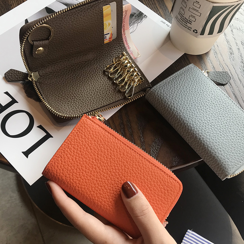 钥匙包女真皮精致2025小巧简约