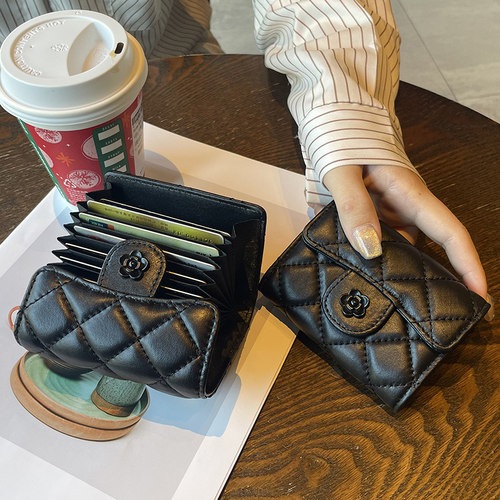 卡包女真皮网红高档小众