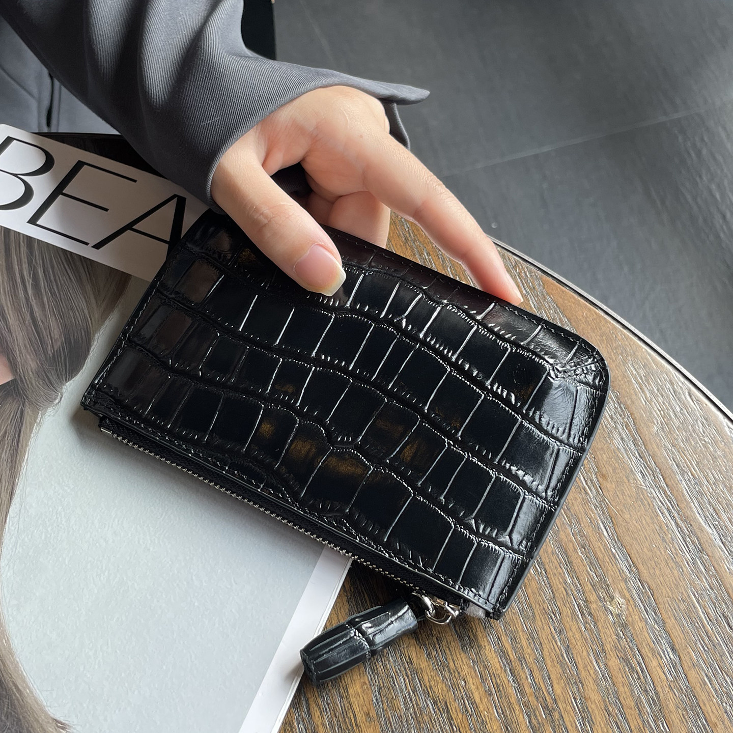 挂脖超薄零钱包真皮硬币小钱包女款2025新款轻薄小巧迷你小包精致,箱包皮具/热销女包/男包,钱包,淘宝优惠券,粉丝福利购,淘宝优惠卷