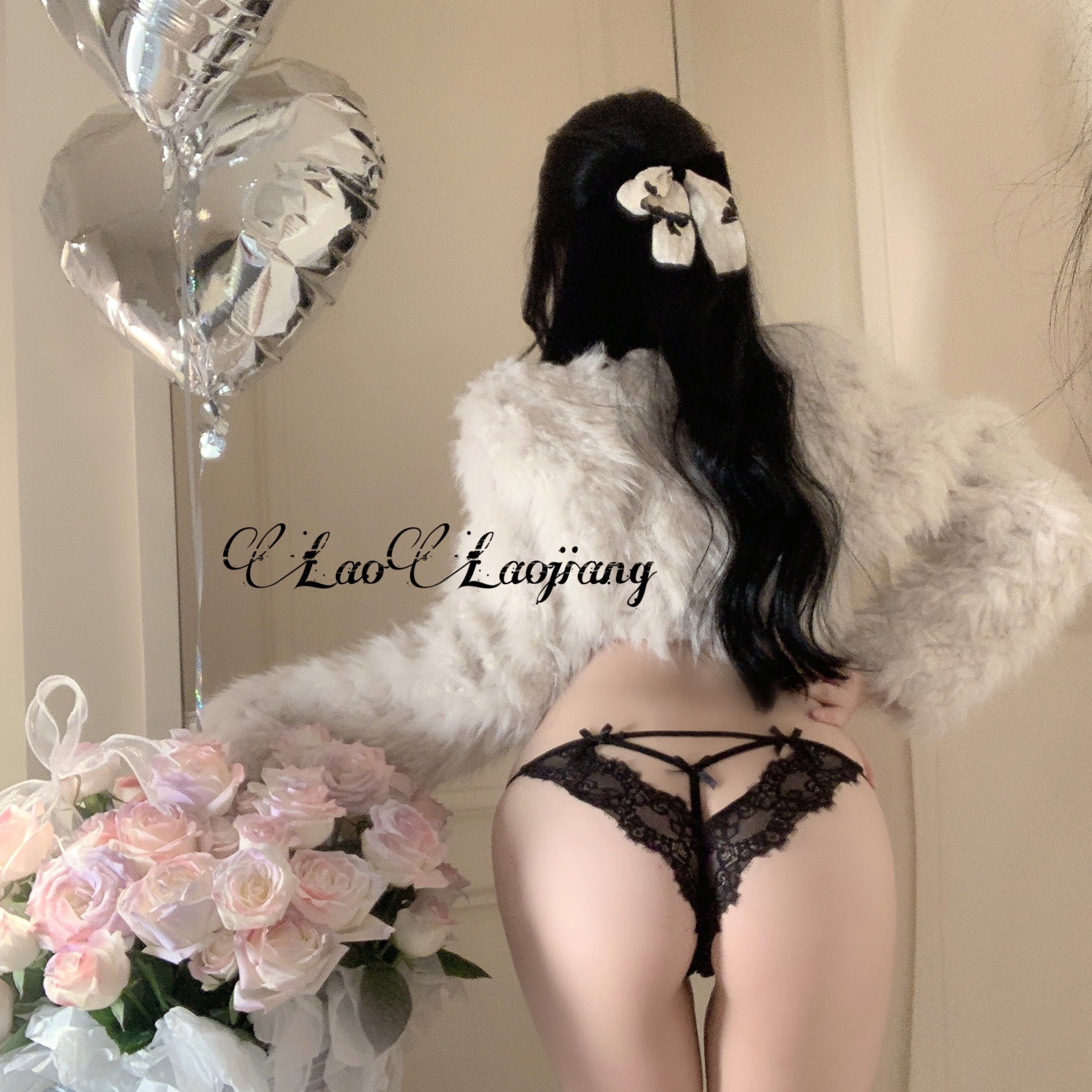 LaoLao酱「ig姐姐」性感私房蕾丝蝴蝶结三角内裤镂空女神纯欲,女士内衣/男士内衣/家居服,女三角裤,淘宝优惠券,粉丝福利购,淘宝优惠卷
