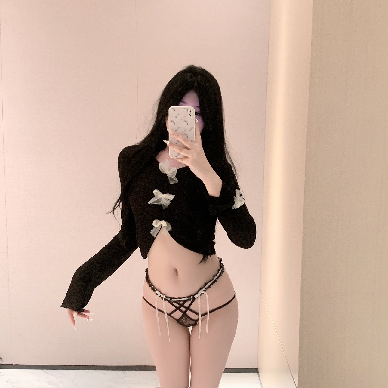 内裤性感蝴蝶结蕾丝少女日系纯欲