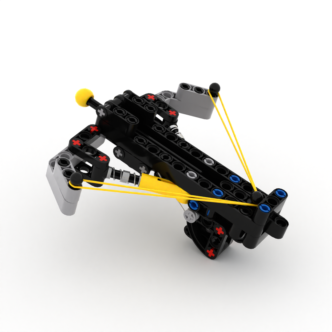 国产积木小颗粒拼装MOC小弩机