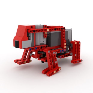 小小工程师国产机器人积木电动工程机械组模型科技拼装遥控机器熊