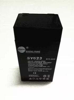 6V2.3AH浦春电子天平专用电池原装电子秤蓄电池SY623T623晟阳电瓶