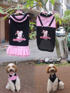 狗狗情侣装手工原创大狗衣服巨贵衣服金毛拉多裙子松狮夏装