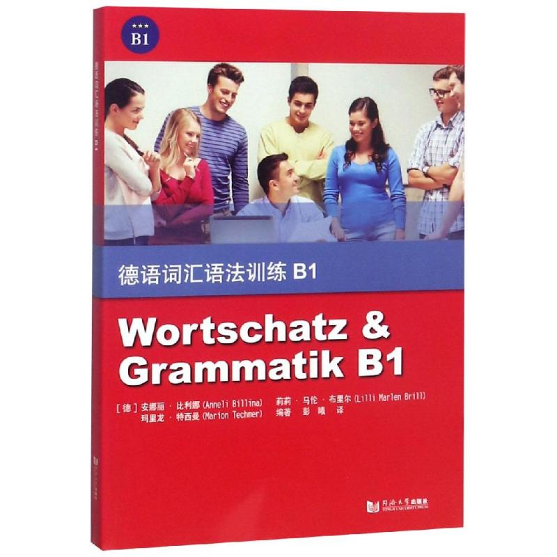 德语词汇语法训练B1 安娜丽·比利娜(Anneli Billina) 同济大学出版社 【正版图书书籍】