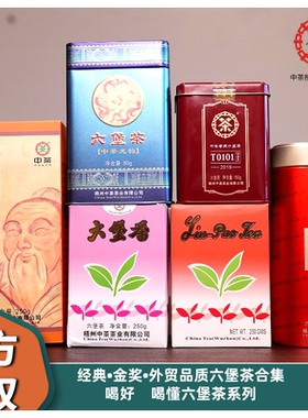 中茶金奖外贸老六堡茶品鉴装