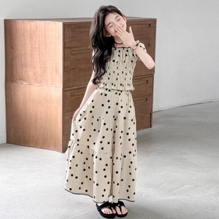 女童夏季高级感连衣裙2026新款女大童公主裙儿童夏日超好看裙子