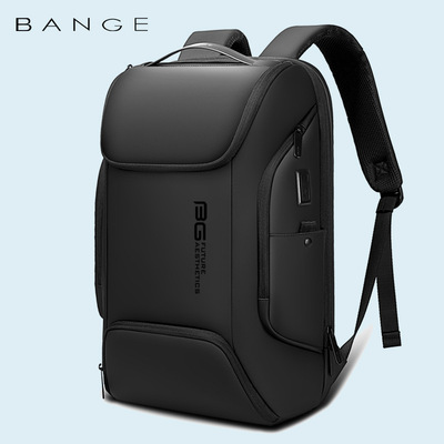 BANGE新款商务背包双肩背包大容量防水usb电脑学生书包backpack