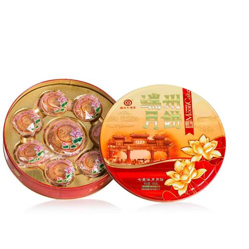 多蛋黄蛋黄莲蓉端州月饼七星伴月