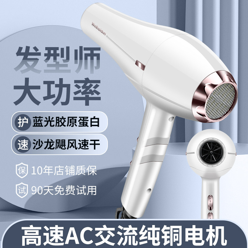 德系发型师电吹风机家用速干冷热理发店专用大功率负离子护发静音