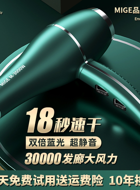 理发店电吹风机家用30000冷热风速干大功率发廊专用离子宿舍大风