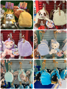 长隆纪念品虎鲸海豚北极熊猫白虎考拉长颈鹿零钱包毛绒小书包挂件