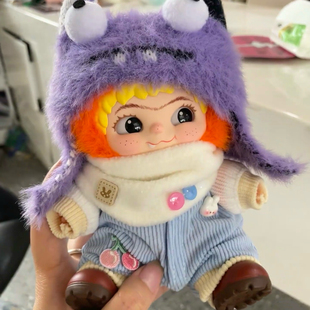 WAKUKU娃衣20cm哇库库一代衣服套装搪胶毛绒盲盒玩偶帽子服饰萌