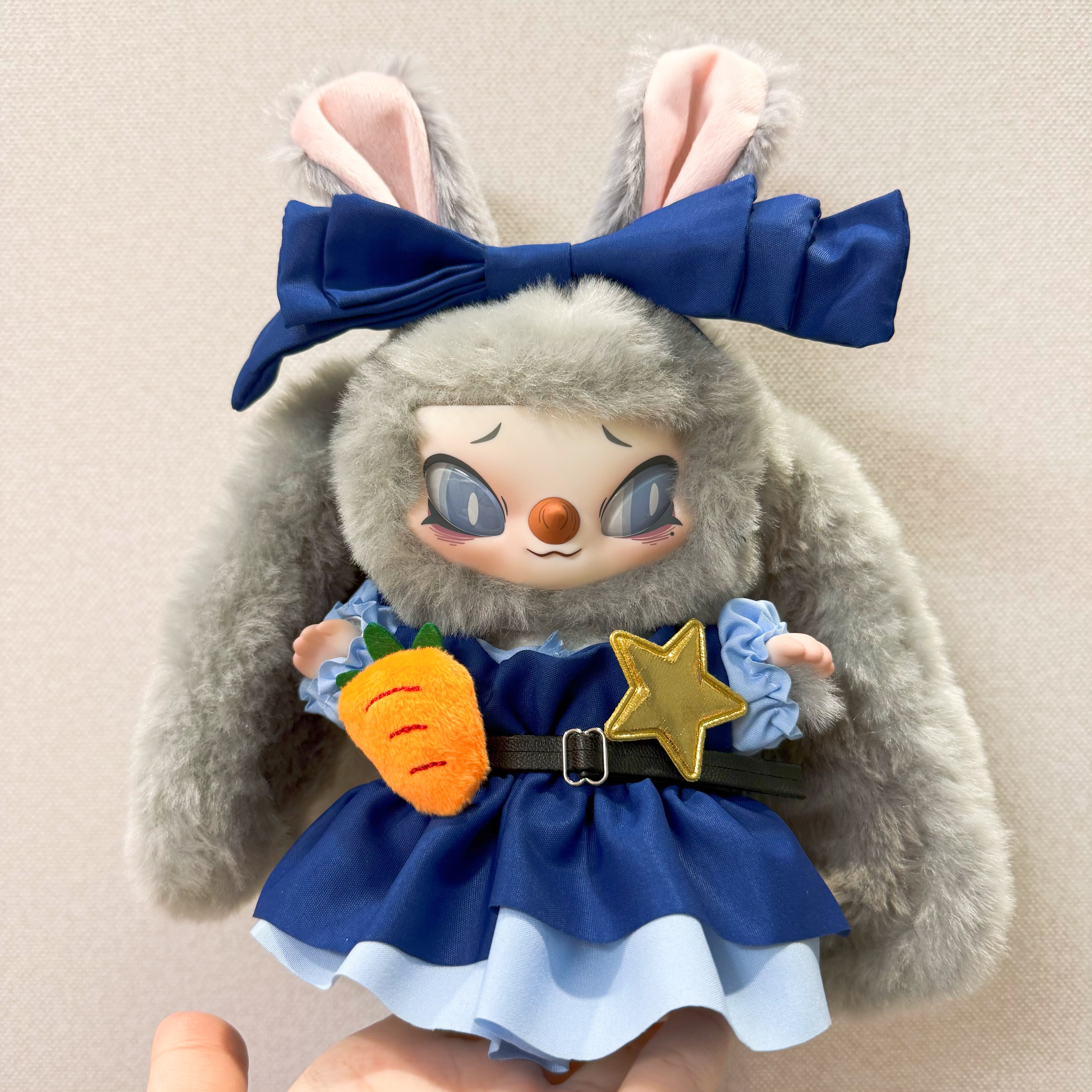 20cm娃衣SIINONO棉花娃娃赛诺诺衣服玩偶公仔兔子警官套装裙子