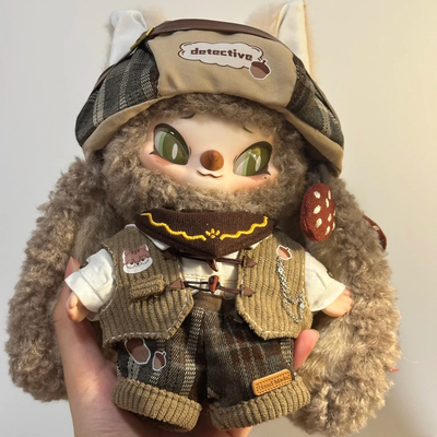 20cm棉花娃娃时尚衣服赛诺诺SIINONO衣服可爱侦探套装娃衣