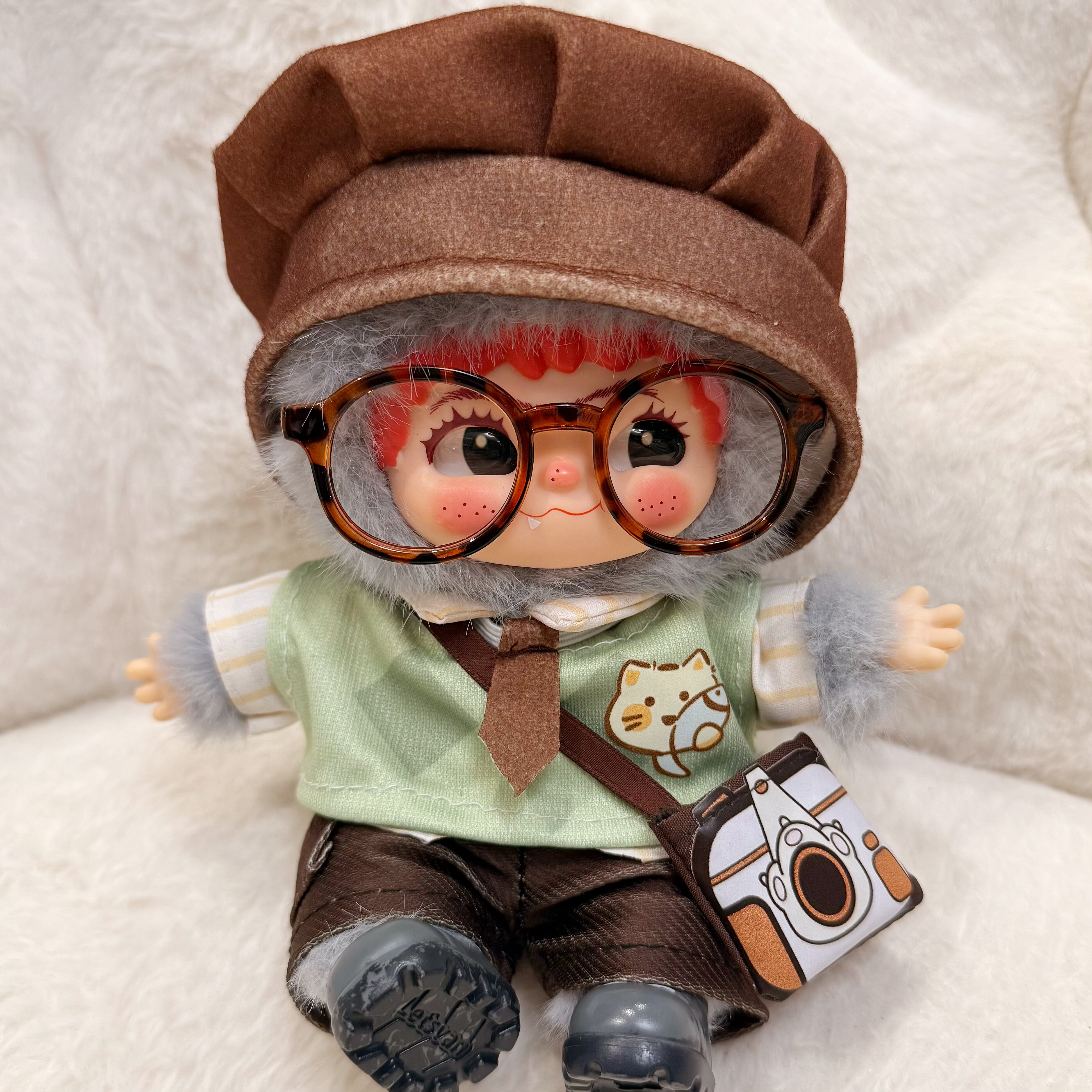 20cm娃衣棉花娃娃衣服Wakuku帅气套装哇库库日常玩偶公仔替换装