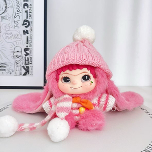 仅娃衣WAKUKU二代搪胶玩偶狐狐兔兔针织毛衣帽子衣服甜美可爱