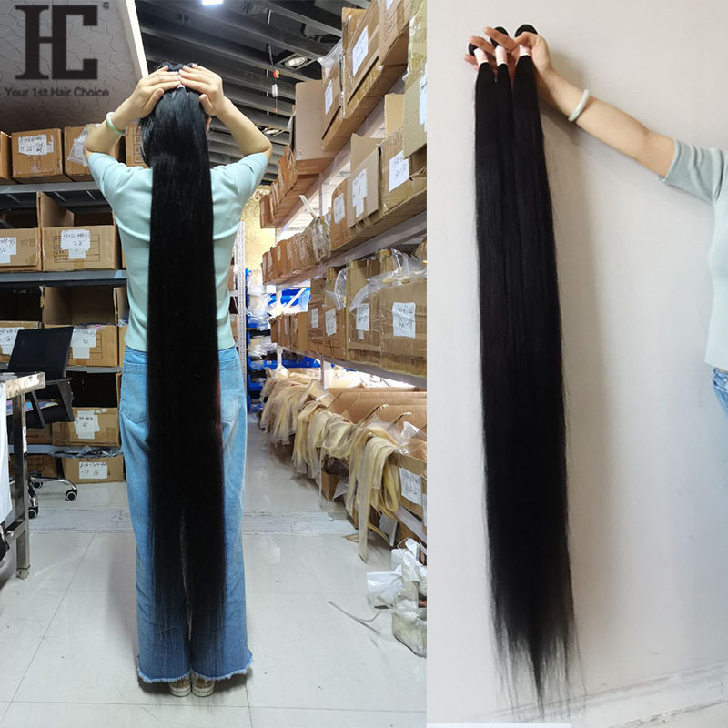 50 60英寸发帘 真人发假发human hair bundles真发长尺寸发条