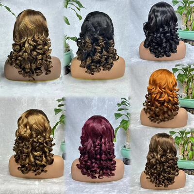 跨境非洲SDD Loose wig super double drawn 100%human hair