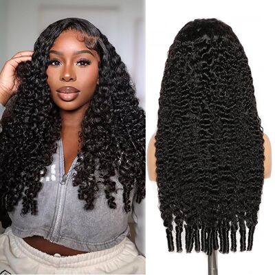 Burmese Curly SDD Human Hair真人发蕾丝假发缅甸卷发300Density